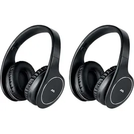 MELICONI HP Easy Digital Bundle, kabellos Kopfhörer, schwarz