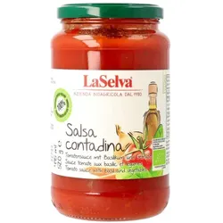 LaSelva Salsa Contadina - mit Basilikum & Gemüse bio