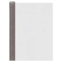 vidaXL Mesh Bildschirm 120 x 200 cm Silber/Edelstahl