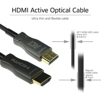 ACT TV One HDMI-Kabel 60 m HDMI Typ A (Standard) Schwarz