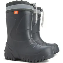 DEMAR demar. Kinder Gummistiefel Winterstiefel Regenstiefel Kinderstiefel gefüttert GRAU Größe 24/25 - Grau - 24,5