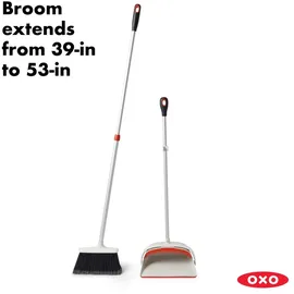 Oxo Good Grips Großes Kehr-Set mit ausziehbarem Besen
