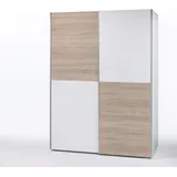 Stella Trading Puls 170 x 195 x 59 cm weiß/eiche