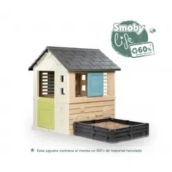 Smoby Life Spielhaus Square mit Sandkasten