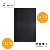 Photovoltaik Modul 425 W Solar Paneel schwarz Monokristallin MC4 kompatibel
