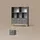livinity® Kinderregal Mailo 98,4 x 113,4 cm Eiche grau