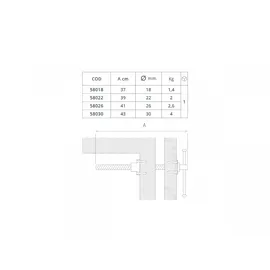 piher industrias piqueras s.a poligono cantabria 1 Bankschraubstockspindel Stahl 30 mm rot