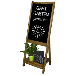 DECOR SERVICE Gehweg-Kreidetafel "Vintage", 62x165cm, 1 Stk.