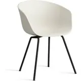 Stuhl About A Chair AAC26 Black powder coated Steel melange cream 2.0