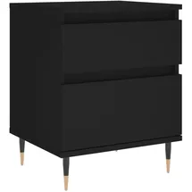 vidaXL Nachtschrank 40 x 35 x 50 cm Schwarz
