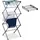 Relaxdays Wäscheständer 105 cm Silber