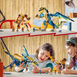 LEGO Ninjago Kaiserliches Mech-Duell gegen den Elementardrachen 71796
