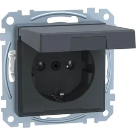Merten Schuko-Steckdose anthrazit 2 St.