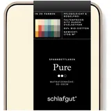 schlafgut Pure Baumwolle 90 x 190 - 100 x 220 cm yellow light