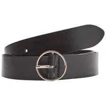 s.Oliver Damengürtel Leder schwarz 90 cm