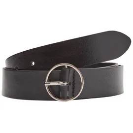 s.Oliver Damengürtel Leder schwarz 90 cm