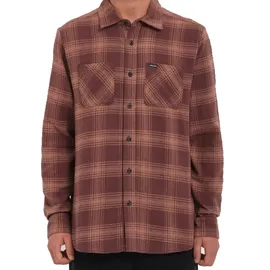 Volcom Hemd Tone Stone Pumice rot - S