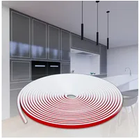 Heximo flexible selbstklebende Zierleiste weiß 10M 12x6mm Ideal für