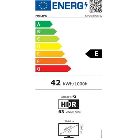 Philips 43PUS8009/12 43" 4K LED Ambilight TV