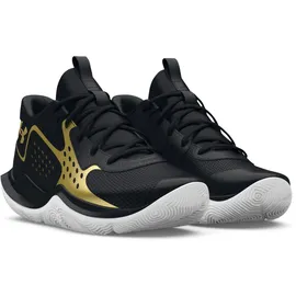 Under Armour Jet '23 Basketballschuhe Kinder 002 black/black/metallic gold 36.5
