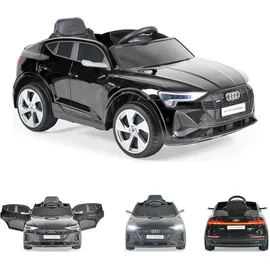 Moni Kinder Elektroauto Audi Sportback SUV metallic schwarz (12 V)