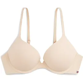 Tommy Hilfiger Underwear Bügel-BH PUSH UP unifarben, Spaghettiträger mit Logo gelb 85