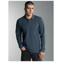 TRIGEMA Poloshirt » Langarm Poloshirt mit Armbündchen«, (1 tlg.),