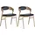 Hammel Furniture Holzstuhl Findahl by Hammel Springer Leder beige 2er Set