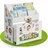 Juskys Kinderregal mit 3 Fächern und herausziehbarer Spielzeugkiste 63 x 30 x 70 cm Holz weiß