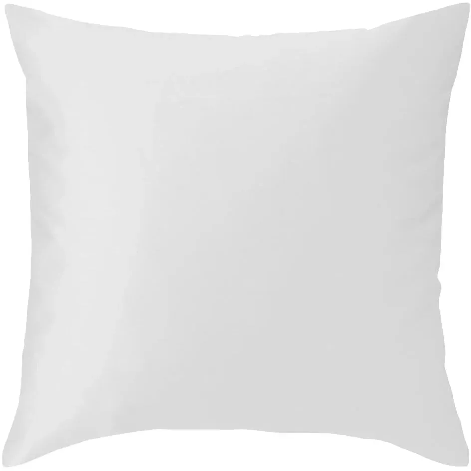 Curt Bauer Uni Mako-Satin Kissenbezug Kissenbezug einzeln 80x80 cm | weiß - weiß