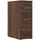 vidaXL Badschrank Schmal mit Rollen Braun