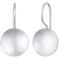 Nenalina Hänger Basic Geo Look Kreis Brushed 925er Silber Damen