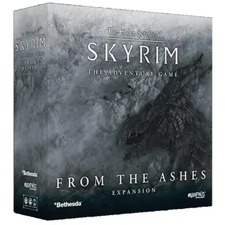 Modiphius The Elder Scrolls: Skyrim – Abenteuer-Brettspiel aus der Asche-Erweiterung, Brettspiel, ab 14 Jahren, 1–4 Spieler, 60–120 Minuten Spieldauer (MUH106005)