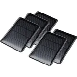 5 x Solarpanel Solarzelle 2V 120mA 0.42W Solarmodul Solar Polykristallin 60x45mm