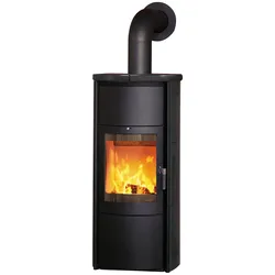 Kaminofen HARK "»Keno ECOplus, Meteor-schwarz«", schwarz (graphit), Kaminöfen