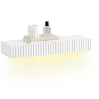 SoBuy Wandregal 60 x 20 x 8 cm Weiß
