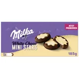 schokolade-riegel Mini Stars White Choco Kakaokekse mit Füllung 185 g