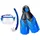 Mares Aquazone Nateeva Keewee Schnorchelset Blau, - M/L