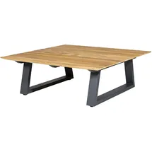 Diamond Garden Loungetisch 93 x 93 x 0 cm Beige/Grau/Weiß