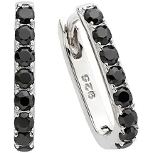 aniston jewelry & watches Creolen Schmuck Geschenk Ohrschmuck Ohrringe Zirkonia (synth.) silber