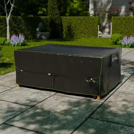 Juskys Gartenmöbel-Schutzhülle 160 x 200 x 75 cm Schwarz