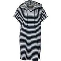 Tchibo - Frottee-Strandkleid - Damen - Gr. L - dunkelblau/gestreift