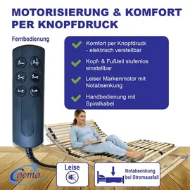 Coemo Ergo mit Motor 70 x 200 cm