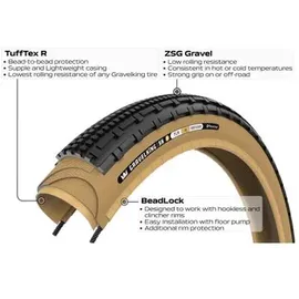 panaracer Gravelking SK R 28 x 45 mm Schlauchloser Reifen