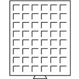 Leuchtturm MB48/28 Münzbox 48 eckige Fächer bis 28mm rauchfarben