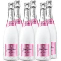 Freixenet ICE Rosé Cava (6 x 0,75 l) - Halbtrocken, intensive fruchtige Aromen von Erdbeeren und Himbeeren, traditionelle Flaschengärung