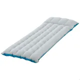 Intex 67997 – Aufblasbare Einzel-Campingmatratze, Laminat, Grau und Hellblau, 67 x 184 x 17 cm