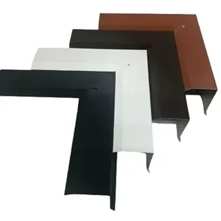 90 ° Ecke für Ortgangblech Flachdach Ortgang Dach Blech Innenwinkel 90° Zuschnitt 30 cm (Alu anthrazit RAL 7016)