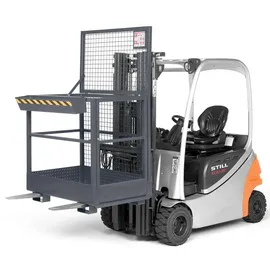 R+R INDUSTRIETECHNIK Arbeitskorb Stahl 1200x800x1910 mm Grau