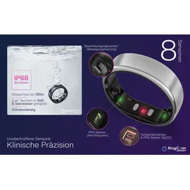 ringconn Smart Ring Gen 2 Größe 7 Zukunftssilber